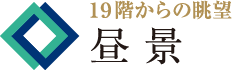 プレサンスロジェ西崎レーヴタワー 19階からの眺望　昼景