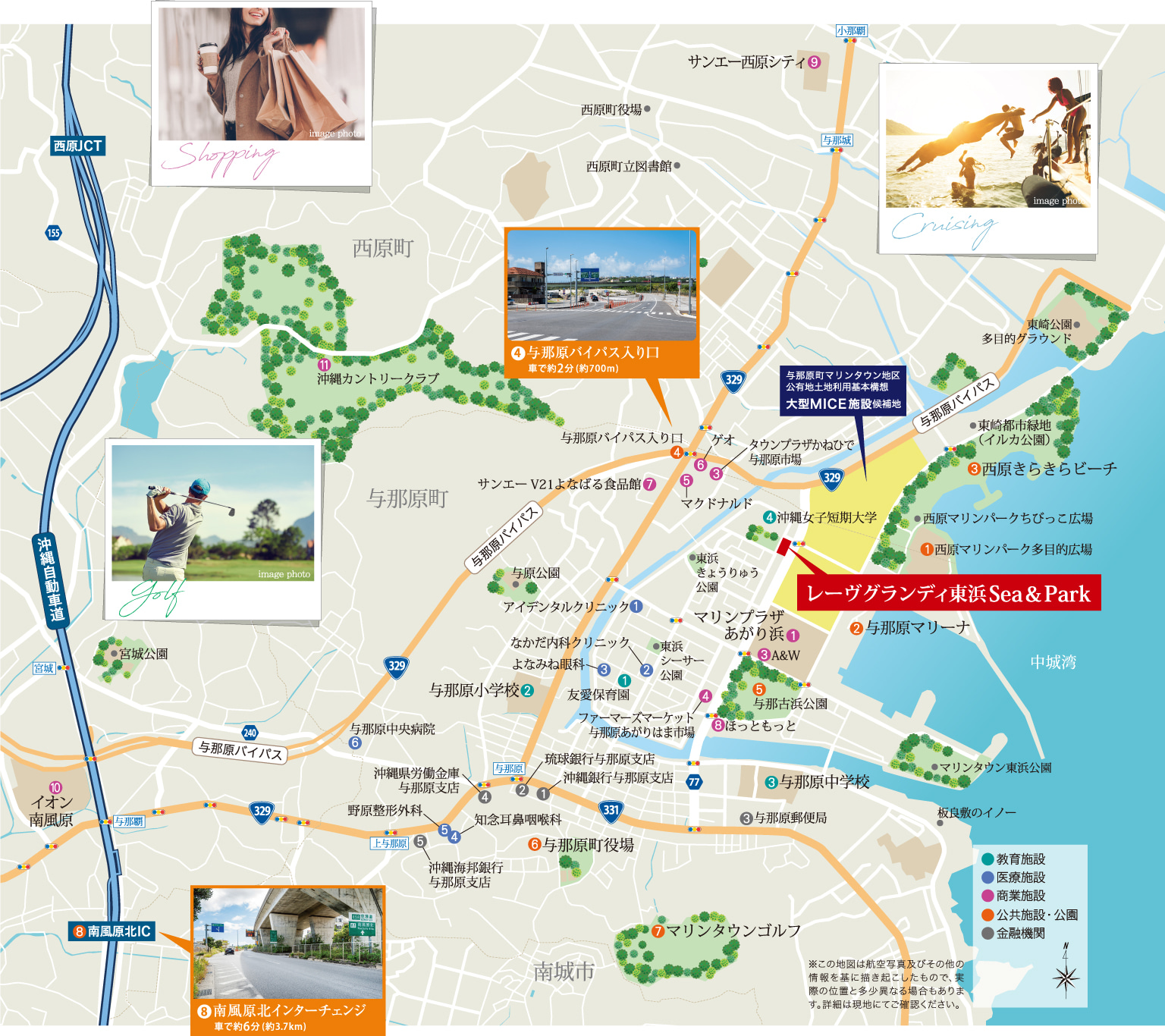 レーヴグランディ東浜 Sea＆Park　地図