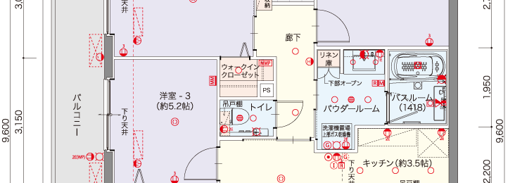 レーヴグランディ東浜 Sea＆Park　Atype　4LDK