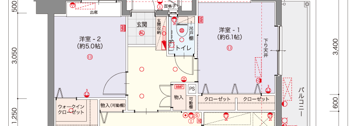 レーヴグランディ東浜 Sea＆Park　Dtype Select　2LDK