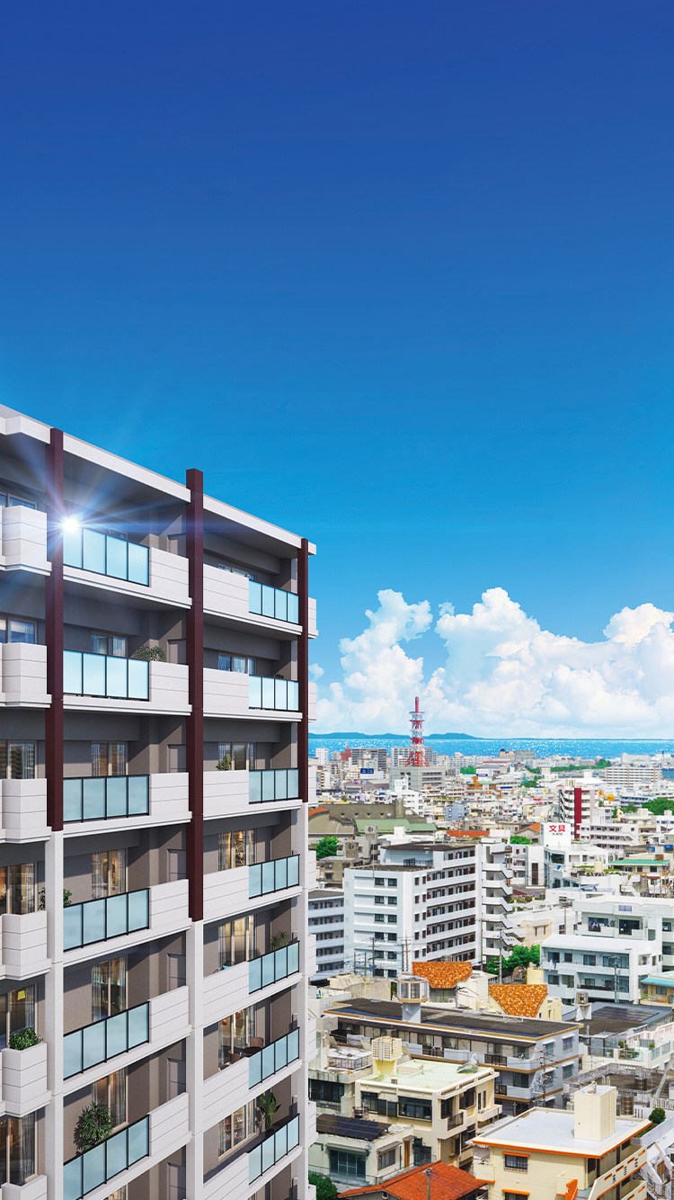 レーヴグランディ浦添宮城　浦添の街並み