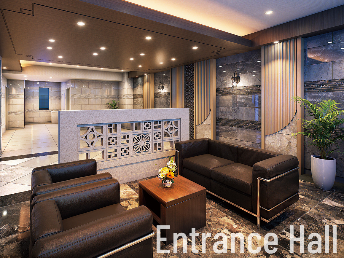 レーヴグランディ浦添宮城　エントランスホール